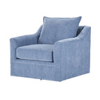 Fauteuil pivotant Anatasia Pillow Back de New Classic Furniture, fabriqué aux États-Unis