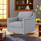 Swivel Accent Chairs for Living Room, 360 Degree Barrel Chairs Arm Chairs for Bedroom Living Room Chair Bedroom Chair