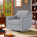 Swivel Accent Chairs for Living Room, 360 Degree Barrel Chairs Arm Chairs for Bedroom Living Room Chair Bedroom Chair