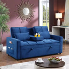 Canapé en velours 66.25 - L 66.25 X P 34