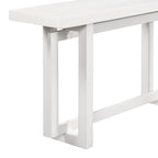 Console en bois avec plateau en béton d'inspiration industrielle, table d'entrée extra longue pour entrée, couloir, salon