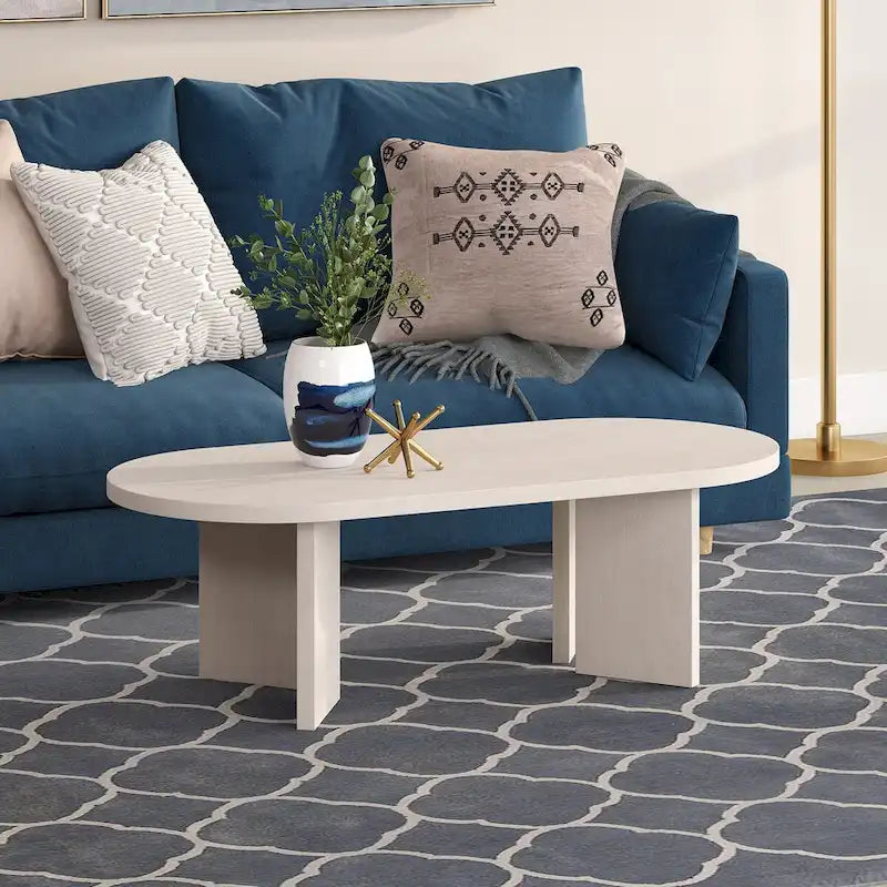 Table basse ovale large Alma 48 - 47,63 de large