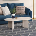 Table basse ovale large Alma 48 - 47,63 de large