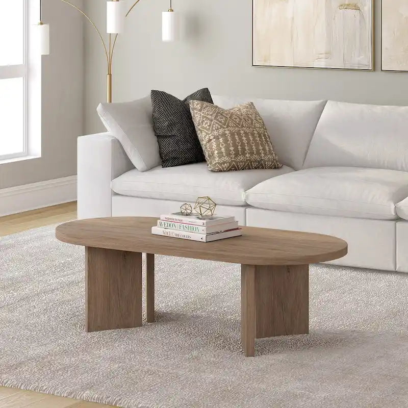Table basse ovale large Alma 48 - 47,63 de large