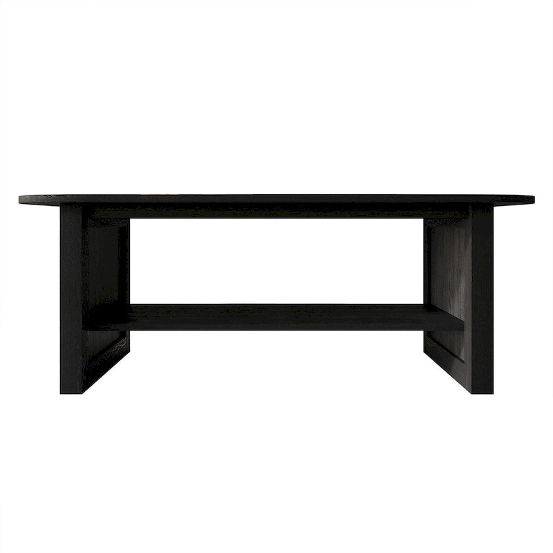 Table basse noire CraftPorch style moderne milieu de siècle