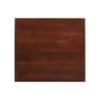 HomeRoots Table d'appoint rectangulaire de 24 po en bois manufacturé couleur noyer avec tiroir et étagère - 22
