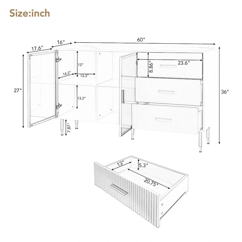 Buffet en MDF