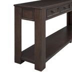 Table de canapé avec tiroirs de rangement