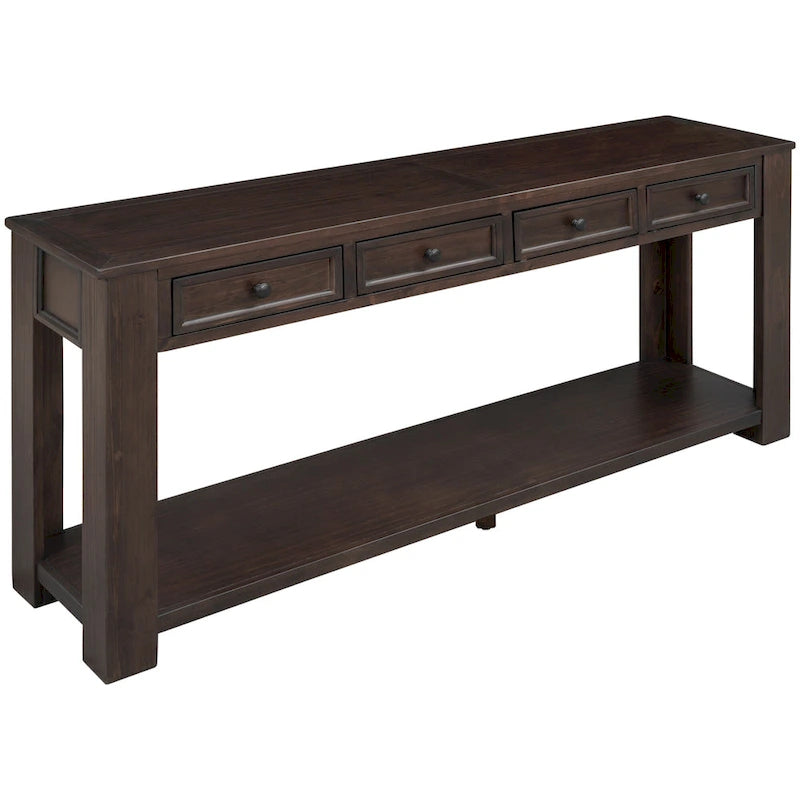 Table de canapé avec tiroirs de rangement