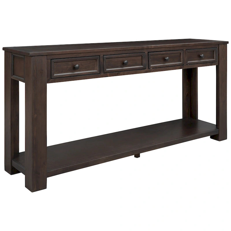 Table de canapé avec tiroirs de rangement