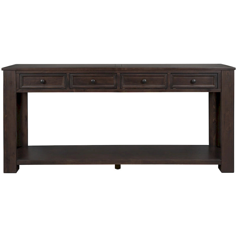 Table de canapé avec tiroirs de rangement