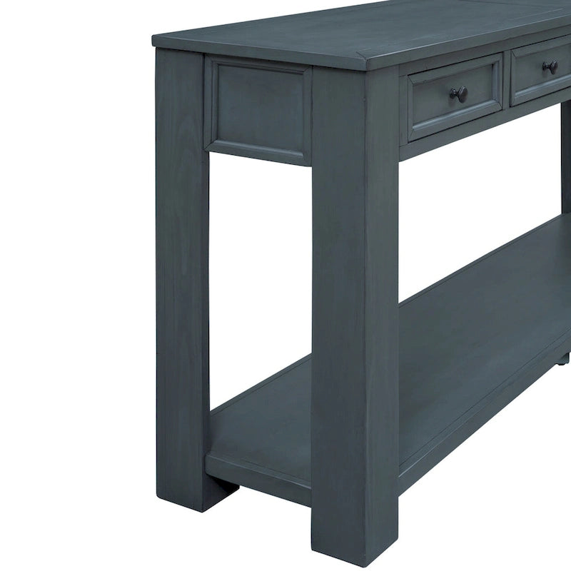 Table de canapé avec tiroirs de rangement