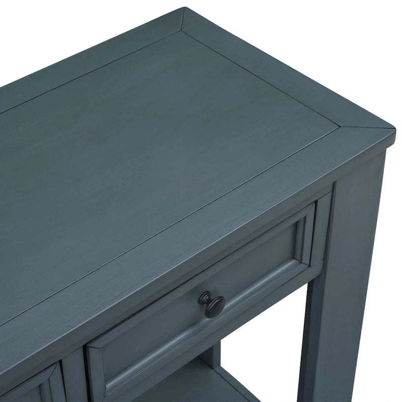 Table de canapé avec tiroirs de rangement