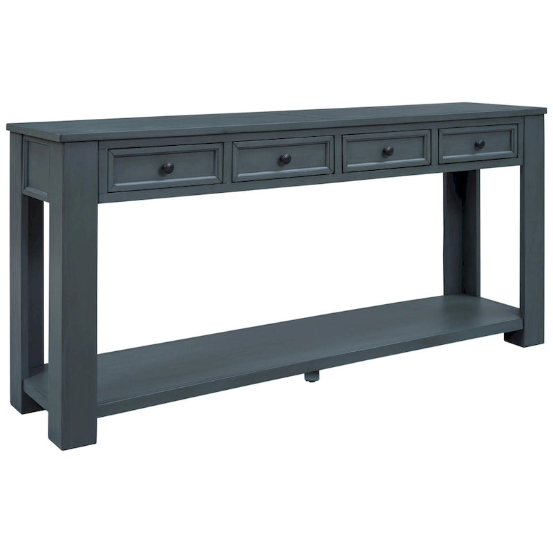 Table de canapé avec tiroirs de rangement
