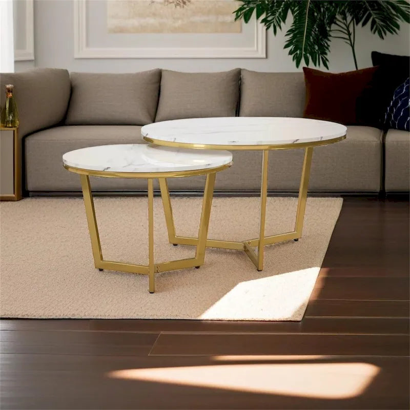 Tables basses gigognes rondes modernes