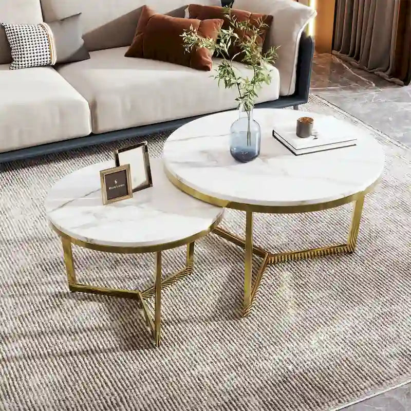 Tables basses gigognes rondes modernes