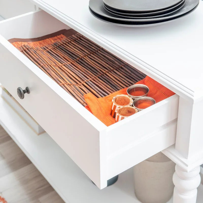 Console Jowin en bois blanc