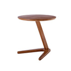 SEYNAR Table d'appoint ronde polyvalente en bois massif ou petite pièce d'appoint