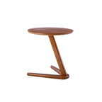 SEYNAR Table d'appoint ronde polyvalente en bois massif ou petite pièce d'appoint