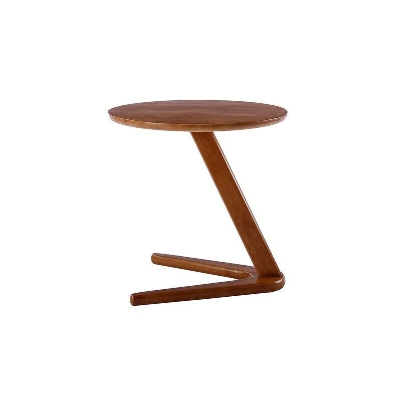 SEYNAR Table d'appoint ronde polyvalente en bois massif ou petite pièce d'appoint