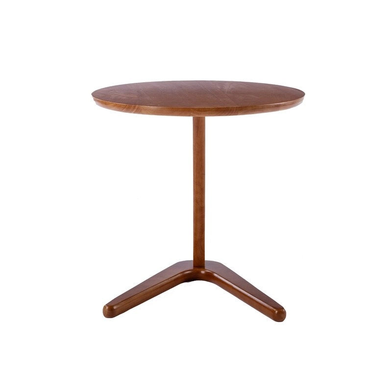SEYNAR Table d'appoint ronde polyvalente en bois massif ou petite pièce d'appoint