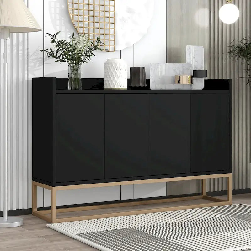 Buffet de cuisine, commode, bar à café, meuble de rangement d'appoint, table de service