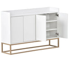 Buffet de cuisine, commode, bar à café, meuble de rangement d'appoint, table de service