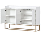 Buffet de cuisine, commode, bar à café, meuble de rangement d'appoint, table de service