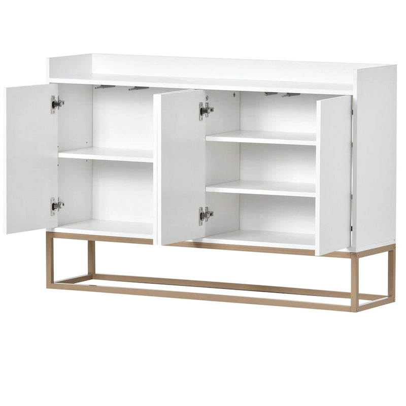 Buffet de cuisine, commode, bar à café, meuble de rangement d'appoint, table de service