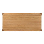 Aurelle Home Posy Modern Solid Oak Dinning Table