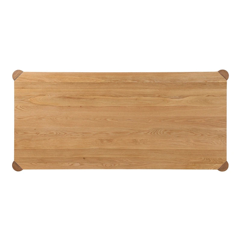 Aurelle Home Posy Modern Solid Oak Dinning Table