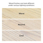 Table de salle à manger rectangulaire à chevrons, pieds croisés, 60 po