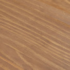 Table de salle à manger rectangulaire à chevrons, pieds croisés, 60 po