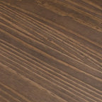 Table de salle à manger rectangulaire à chevrons, pieds croisés, 60 po