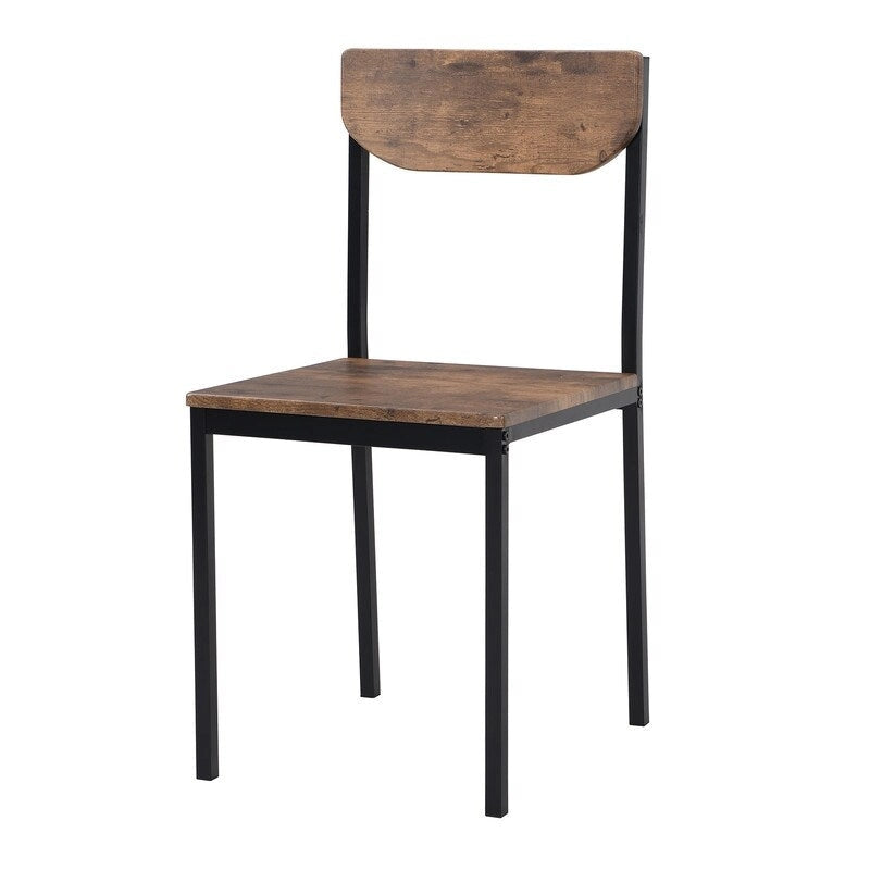 3 Piece Drop Leaf Dining Table Set, Modern Counter Height Round Dining Set with 2 Chairs, Wood Small Kitchen Table Set