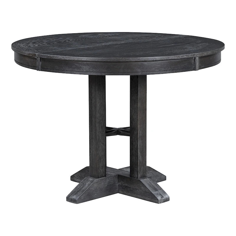 Table de salle à manger Nestfair de style rétro avec plateau extensible - S.O.