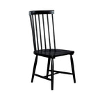 Ensemble de table rectangulaire Capeside Cottage blanc et noir 6 pièces
