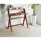 Bureau d'étude de 37,5 pouces de style moderne du milieu du siècle avec pieds en X