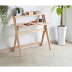 Bureau d'étude de 37,5 pouces de style moderne du milieu du siècle avec pieds en X