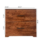 2-Drawer Storage Filing Cabinet