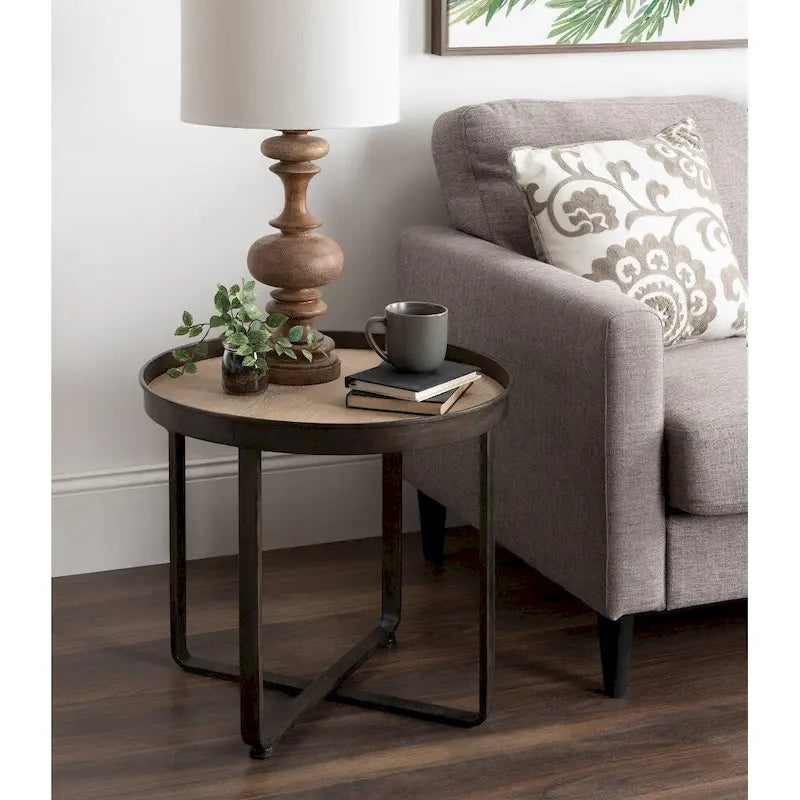 Table d'appoint ronde Kate et Laurel Zabel