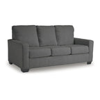 Signature Design by Ashley Rannis Pewter Full Sofa Sleeper - 76W x 40D x 39H