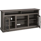Meuble TV contemporain Roomfitters, console multimédia moderne, pour téléviseurs jusqu'à 65 pouces, espace de rangement ouvert et fermé