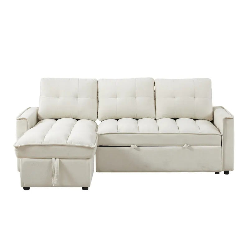 L-Shaped Sectional Sofa with Reclining Storage