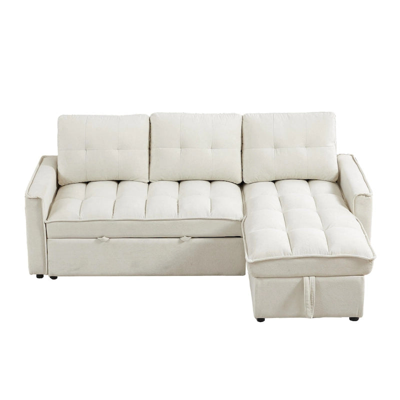 L-Shaped Sectional Sofa with Reclining Storage