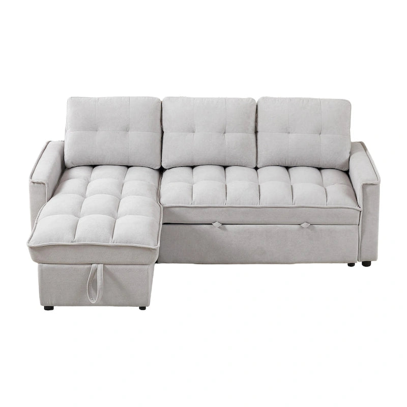 L-Shaped Sectional Sofa with Reclining Storage