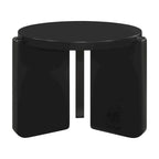 Table d'appoint ronde Harrison noire