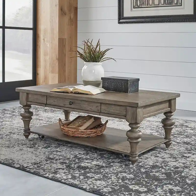 Ensemble de table basse 3 pièces Americana Farmhouse Dusty Taupe