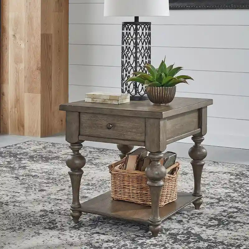 Ensemble de table basse 3 pièces Americana Farmhouse Dusty Taupe