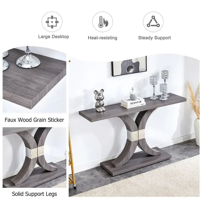 Console de style minimaliste moderne